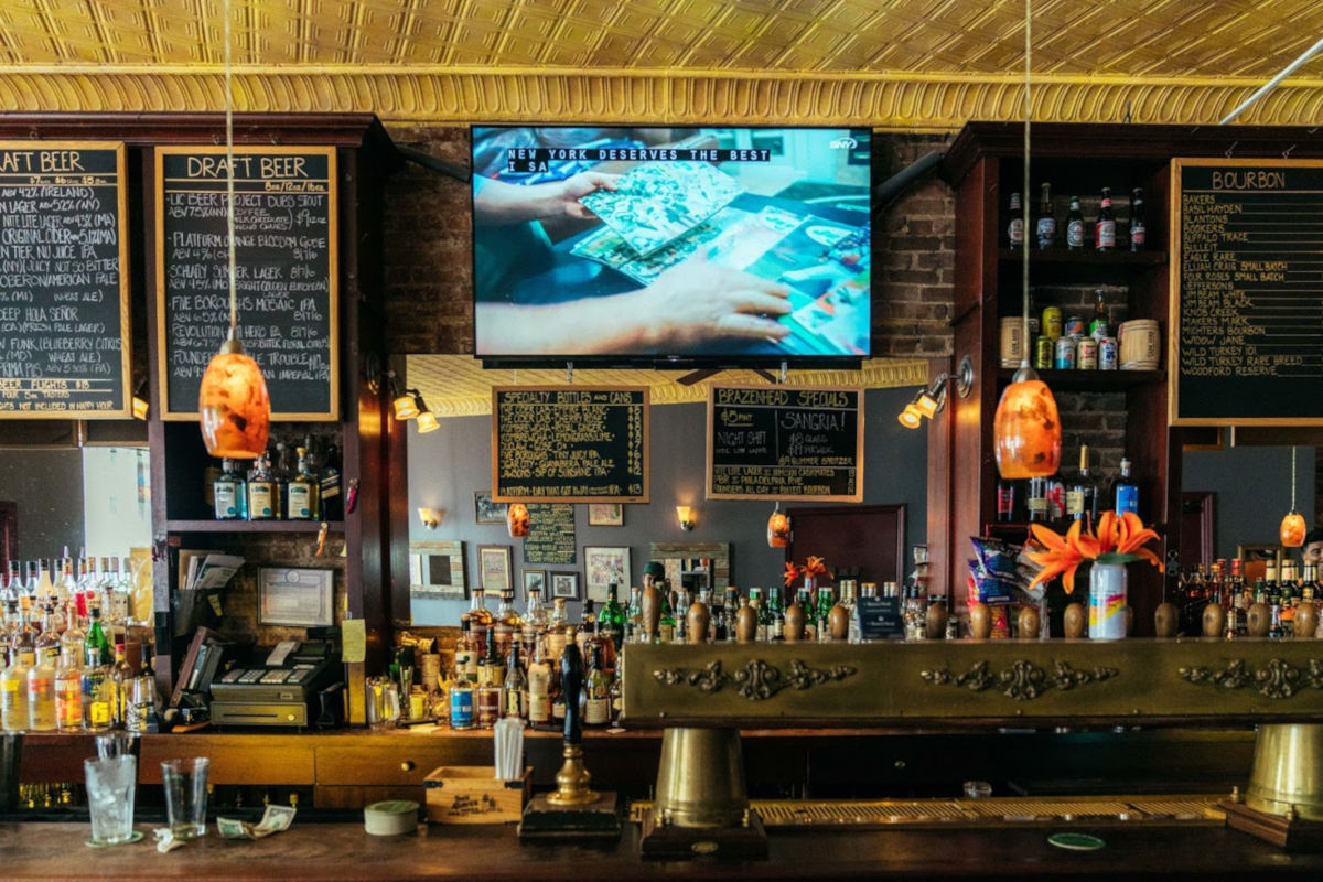 Interior, bar area